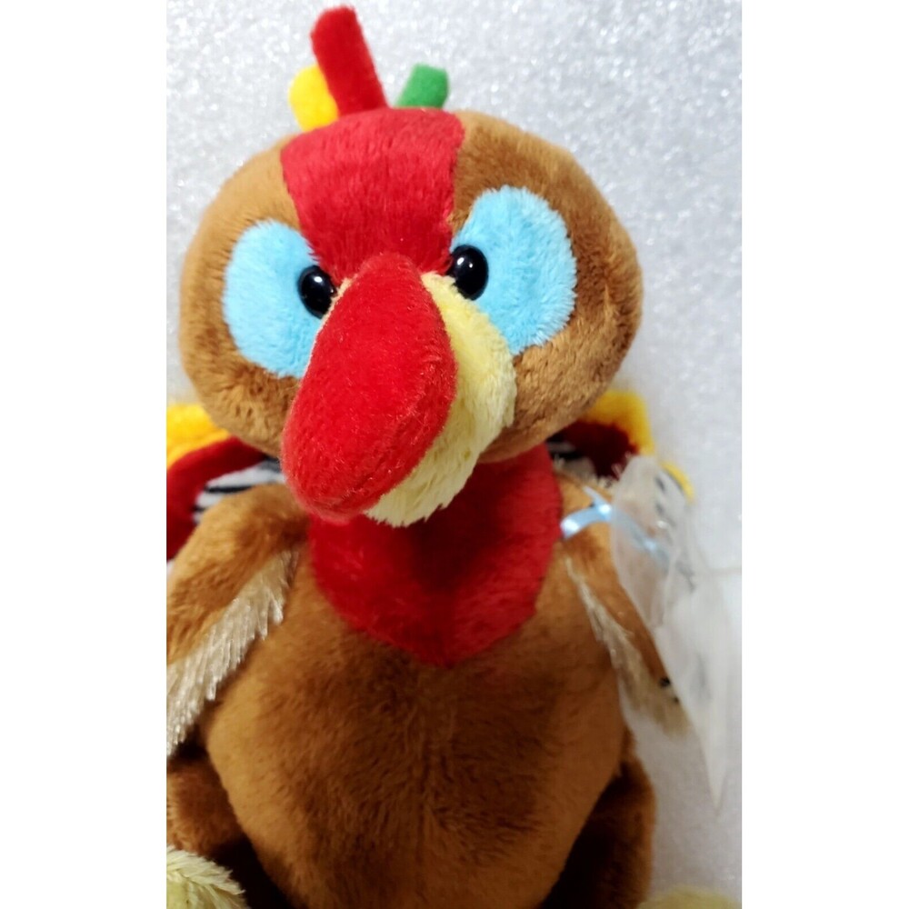 Ganz Webkinz 8” Plush Gobbler Turkey Stuffed Animal No Code HM418 Thanksgiving